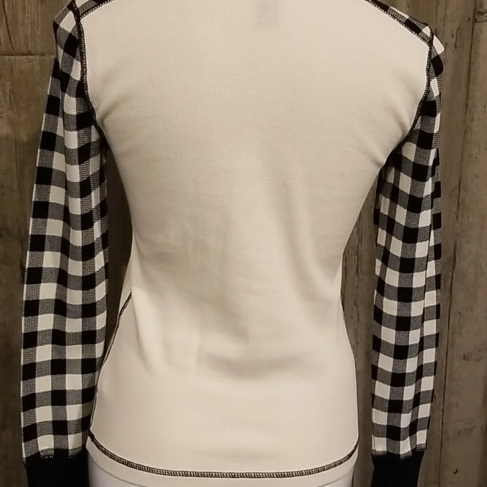 Chaps long sleeved Henley top - Picture 5 of 6